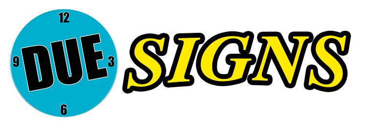 due signs